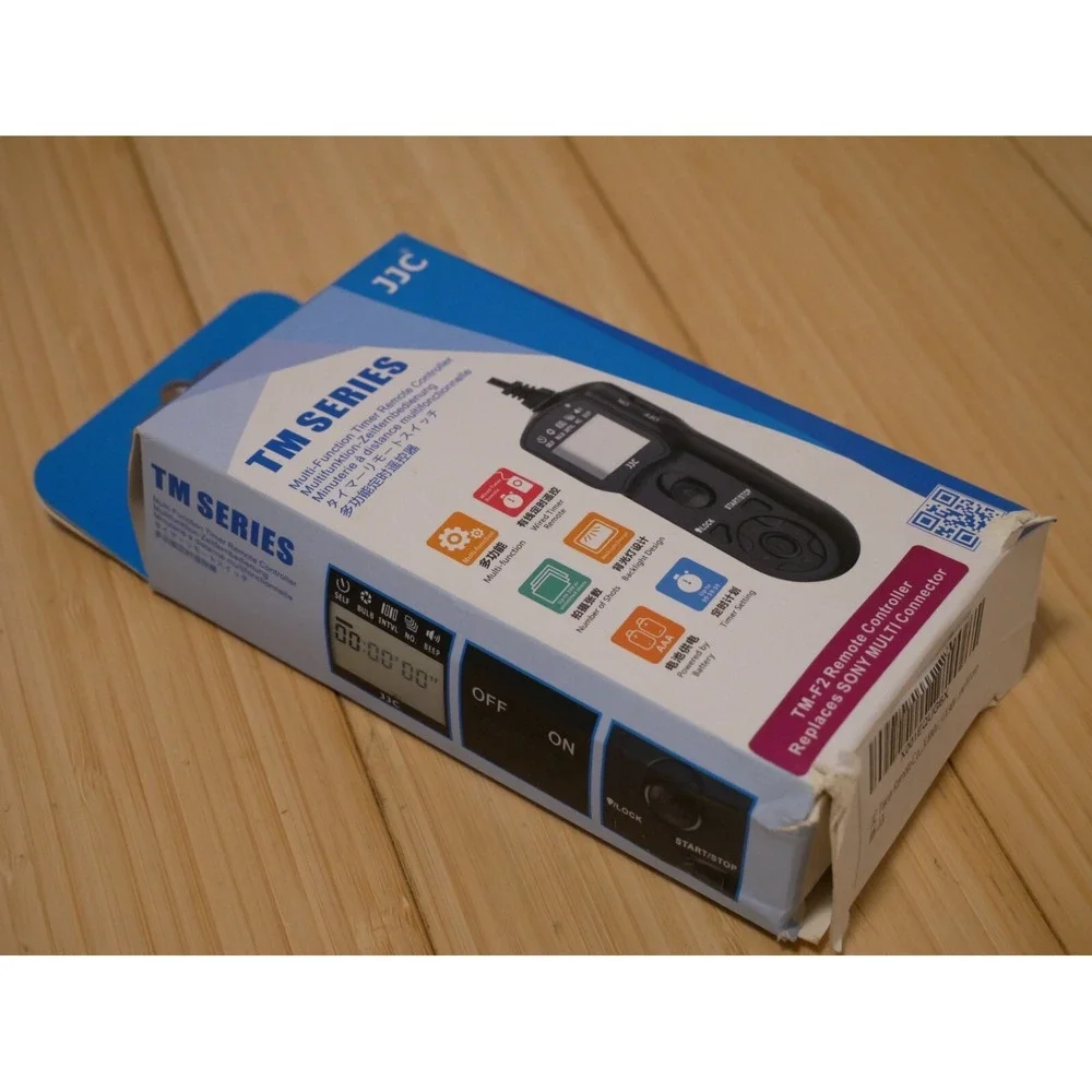 JJC Intervalometer Timer Remote Control Shutter Release Sony A6600 A7R A7S A6500